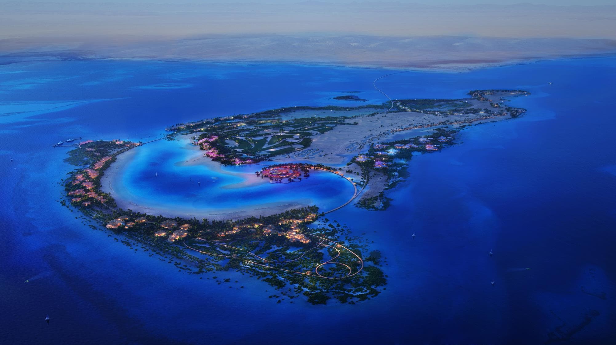 The Equinox Founding Partners supported Foster+Partners in developing the sustainability concept for the Coral Bloom Resort masterplan on Shurayrah Island.