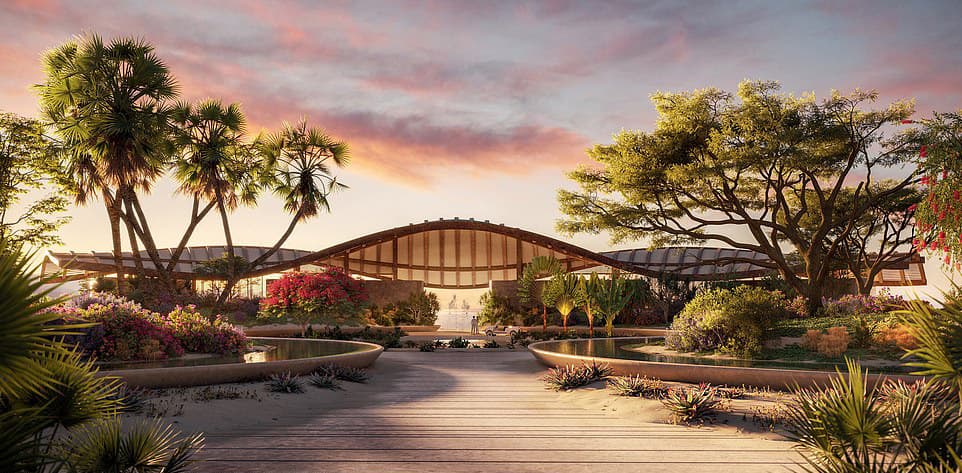 The Equinox Founding Partners supported Foster+Partners in developing the sustainability concept for the Coral Bloom Resort masterplan on Shurayrah Island.