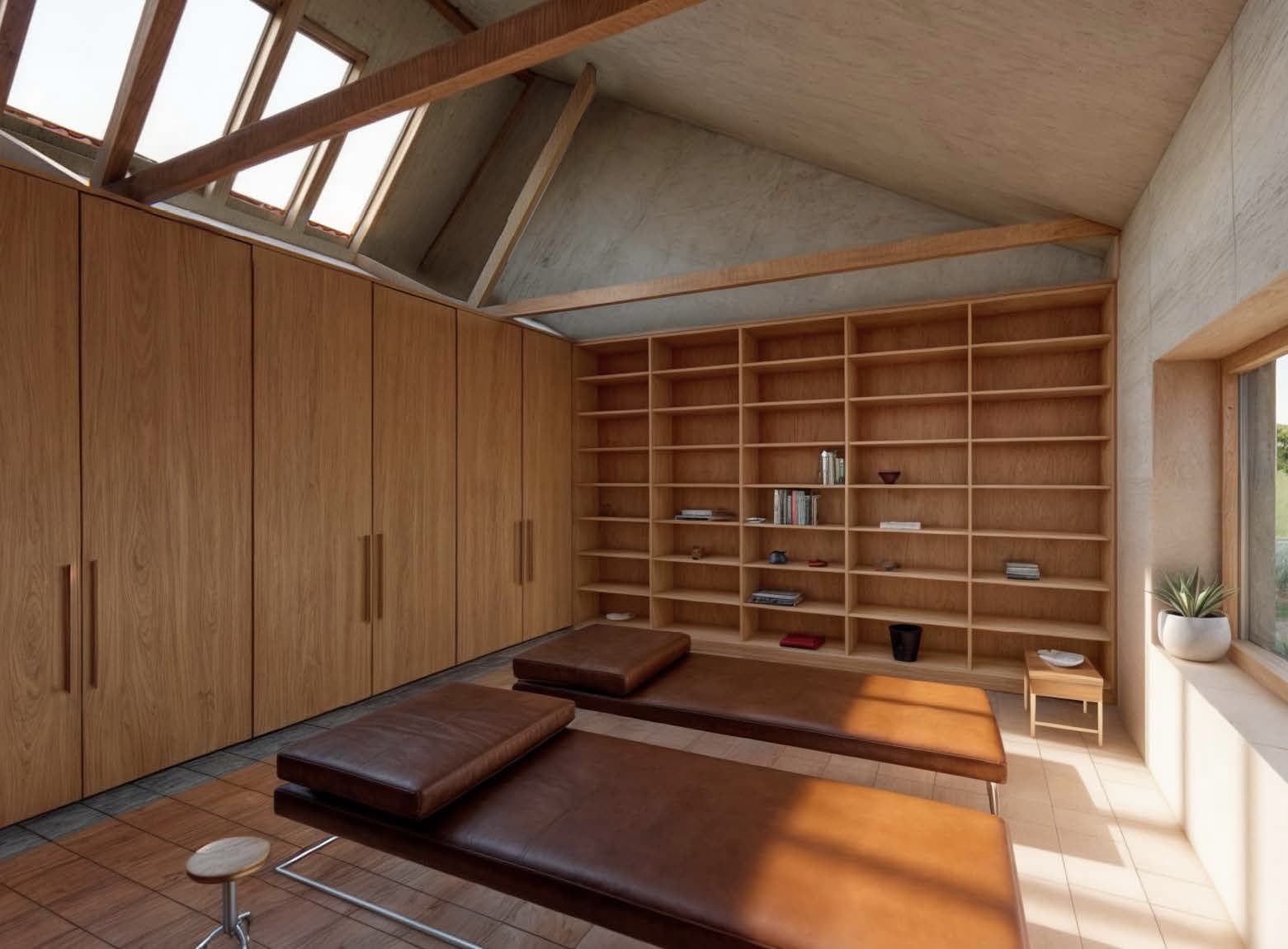 rekreáció az átrium körül