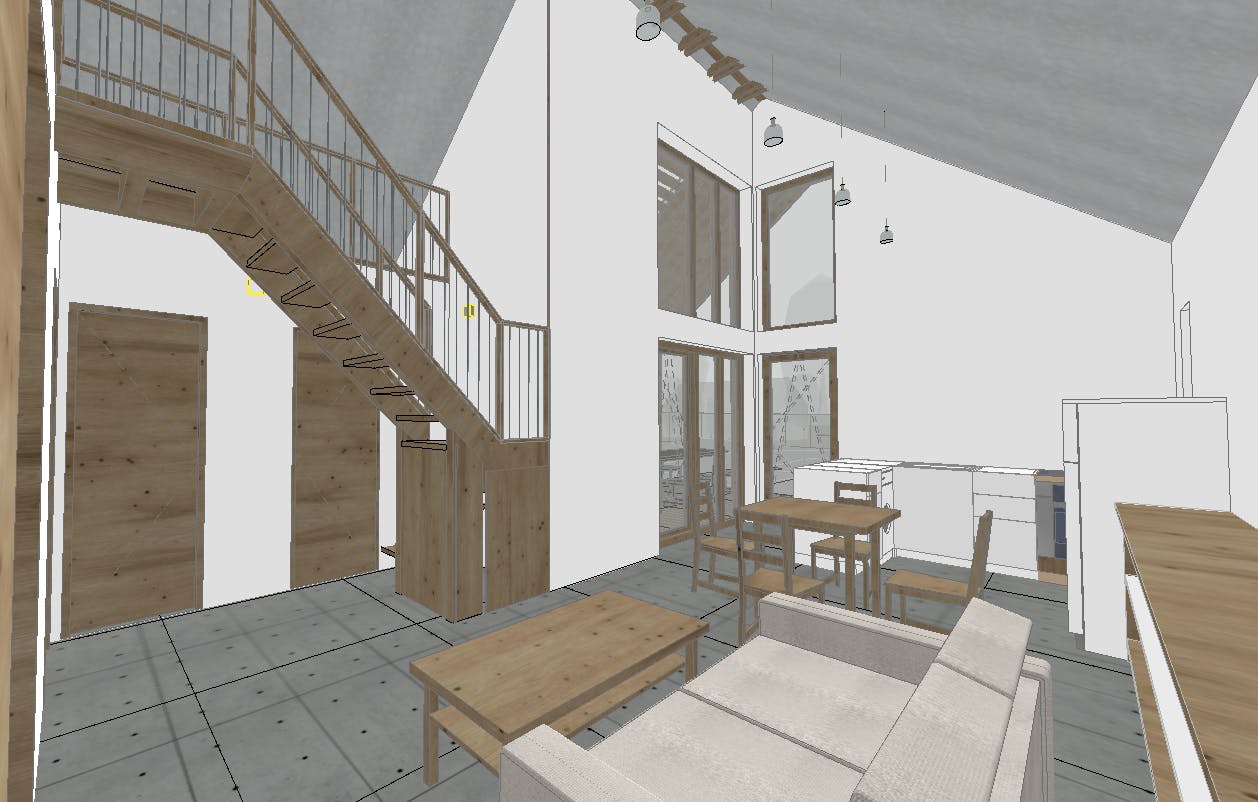 This Equinox project involves designing and building a small family home in Szigetmonostor.