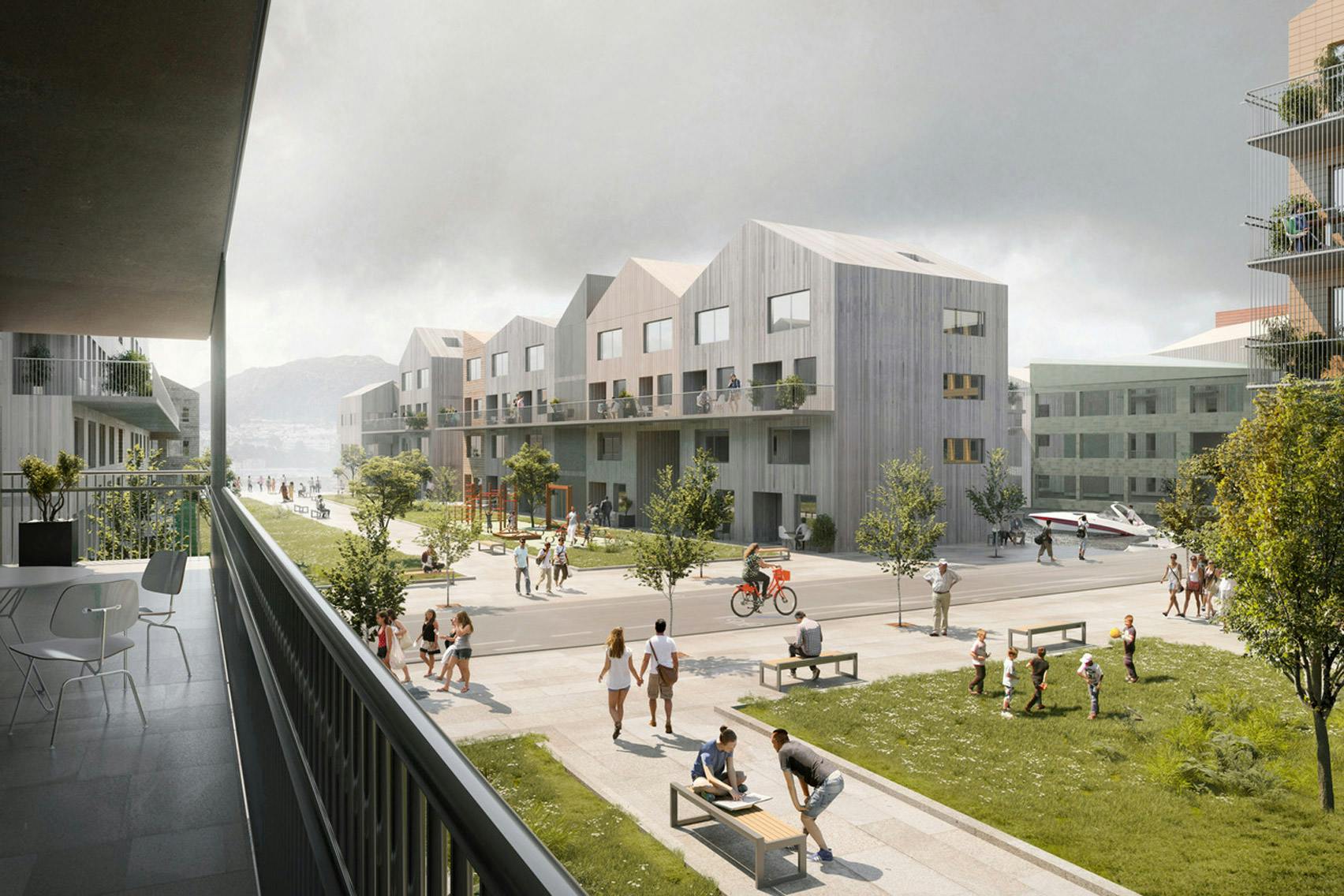 Trenezia is the masterplan for a zero-emission village in Norway; the Equinox Founding Partners were sustainability consultants on this project.